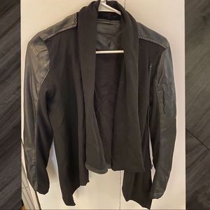 BLANK NYC leather/cloth jacket